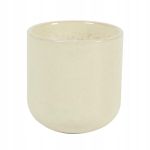 Valge keraamiline k&uuml;&uuml;nal "glasuur S", 9x9x9 cm