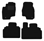 Mustad veluurmatid Toyota Previa II mahtuniversaalile (2000-2005)