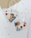 Helmestikandiga dekoratsiooni komplekt Abris Art "Majesteetlik Lova" 15 x 7 cm AABT-052