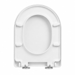Universaalne WC-poti kaas pehme sulgumisega, valge, 1 tk.