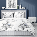 Eurofirany satiin-puuvillane voodipesukomplekt SJB-418, 160x200 cm, 3-osaline