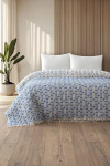 Voodikate Perge, 170x220 cm, sinine