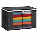 Voodipesu hoiukott, 60x40x35 cm, must, 1 tk
