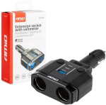 Auto pistikupesa jaotur 12v 24v pingem&otilde;&otilde;turiga