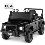 Land Rover Defender elektriauto lastele, must