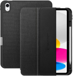 Must have musta tableti kott, millel on pliiatsihoidja iPad 10.9&ndash;11 jaoks.