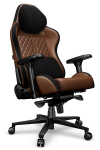 Kontoritool, m&auml;nguritool - Yumisu 2050 - &ouml;konahk, pruun, magnetilised padjad, kandev&otilde;ime 150 kg, ergonoomiline kontoritool