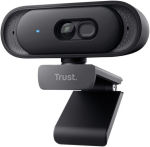 Veebikaamera Trust Tomar Webcam 2K QHD 1440p 30fps, Integreeritud mikrofon, USB-C/USB-A, Must