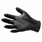 &Uuml;hekordsed tolmuvabad kindad, mustad, S/M/L/XL, 4 suurust