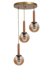 Opviq ripplamp 9072-3, kuldne/pruun