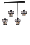 Opviq rippvalgusti 9038-6, must