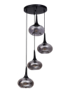 Opviq rippvalgusti 9049-4, must/hall