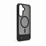 Evelatus Samsung Galaxy A57 Rubber Coated MagSafe With Stand Case Black