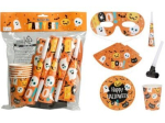 Halloweeni peo n&otilde;ude ja atribuutika komplekt, 36 tk.