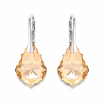 H&otilde;bedased k&otilde;rvar&otilde;ngad &bdquo;Baroque V (Golden Shadow)&ldquo; Swarovski&reg; kristallidega