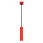 Sollux Lighting rippvalgusti Karbon 1, punane