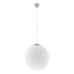 Sollux Lighting ripplamp Ugo 40, hallikaspruun/valge