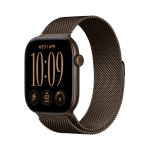 Nutikell Apple Watch Series 12 GPS + Cellular 46mm Dark Bronze Aluminium Case with Dark Bronze Milanese Loop - M/L - MKDG4ET/A