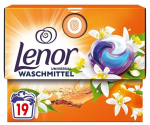 Pesukapslid Lenor All in 1 Universal apelsini&otilde;ie ja virsiku l&otilde;hnaga, 19 tk.