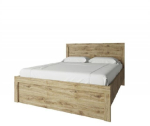Voodi Doorset 120, 120x200 cm, pruun