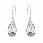 H&otilde;bedased k&otilde;rvar&otilde;ngad &bdquo;Baroque III (Comet Argent Light)&ldquo; Swarovski&reg; kristallidega