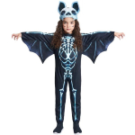 T&uuml;drukute luukere-nahkhiire kost&uuml;&uuml;m Halloween 128 cm