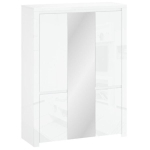 Kapp peegliga Lingo 5D, 151x56x202 cm, valge