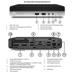 S&uuml;learvuti HP ProDesk 400 G4 i3-8100T 8GB 128GB Win11P Renew