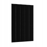 Seinapaneel 120x15cm polsterdatud 3d peats Riviera musta v&auml;rvi