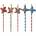 PAP STAR Tuuleveskid jookidele, 50 tk, 6 mm x 20 cm