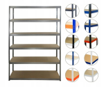 Wamar riiul metallist HELIOS 180x150x35 cm, 6 riiulit