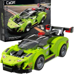 CaDA ehitusplokid Green Velocity Hurricane Town Car 165 tk, uniwersalny