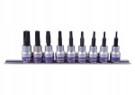 King Tony 3/8" Torx 5-punktiline pistikupesa komplekt (9 tk.)