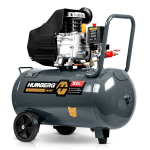 Kompressor, &otilde;likompressor, 50 l, 10 bar, Humberg, HM-265