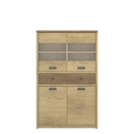 Vitriiin Mebelbos Denzel 2d2w1s, 100x36.5x160.2 cm, pruun