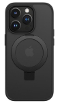 iLike iPhone 15 tugijalaga &uuml;mbris MagSafe-toega Must
