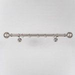 &Uuml;hekordne karniis MODENA &Oslash;19 mm, h&otilde;bedane/matt, 160 cm