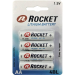 AA patareid Rocket Lithium, 4 tk