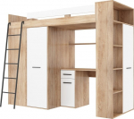 Narivoodi Meblocross Verana L, 200x90 cm, tammev&auml;rv / valge