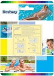 Bestway parandamise komplekt, 6,5 x 6,5 cm, 10 tk