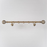 &Uuml;hekordne karniis MODENA &Oslash;19 mm, vana kuldne, 200 cm