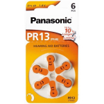 Panasonic patarei Zinc-Air PR13H-LB, 6 tk