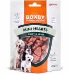 Maius koertele Boxby Mini Hearts naturaalne, kanaliha ja kalaga, 100 g