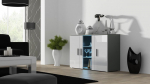 Kummut Cama Meble Soho S7, hall/valge