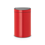 Brabantia Touch Bin puudutusele avanev pr&uuml;gikast 40L, punane
