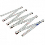 Joonlaud 2m, kokkupandav, puidust, valge Geko