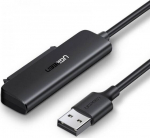 Ugreen CM321 USB -SATA -adapter, 50 cm, must