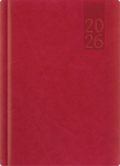 P&auml;ev A5, k&otilde;vak&ouml;ide, kunstnahast kaaned (TUMEPUNANE), Day A5, Teacher's book, fake leather covers (dark red)