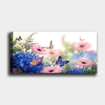 Reproduktsioon Liblikad ja lilled