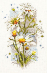 Tikkimiskomplekt Magic Needle "White Daisies" 100-103
